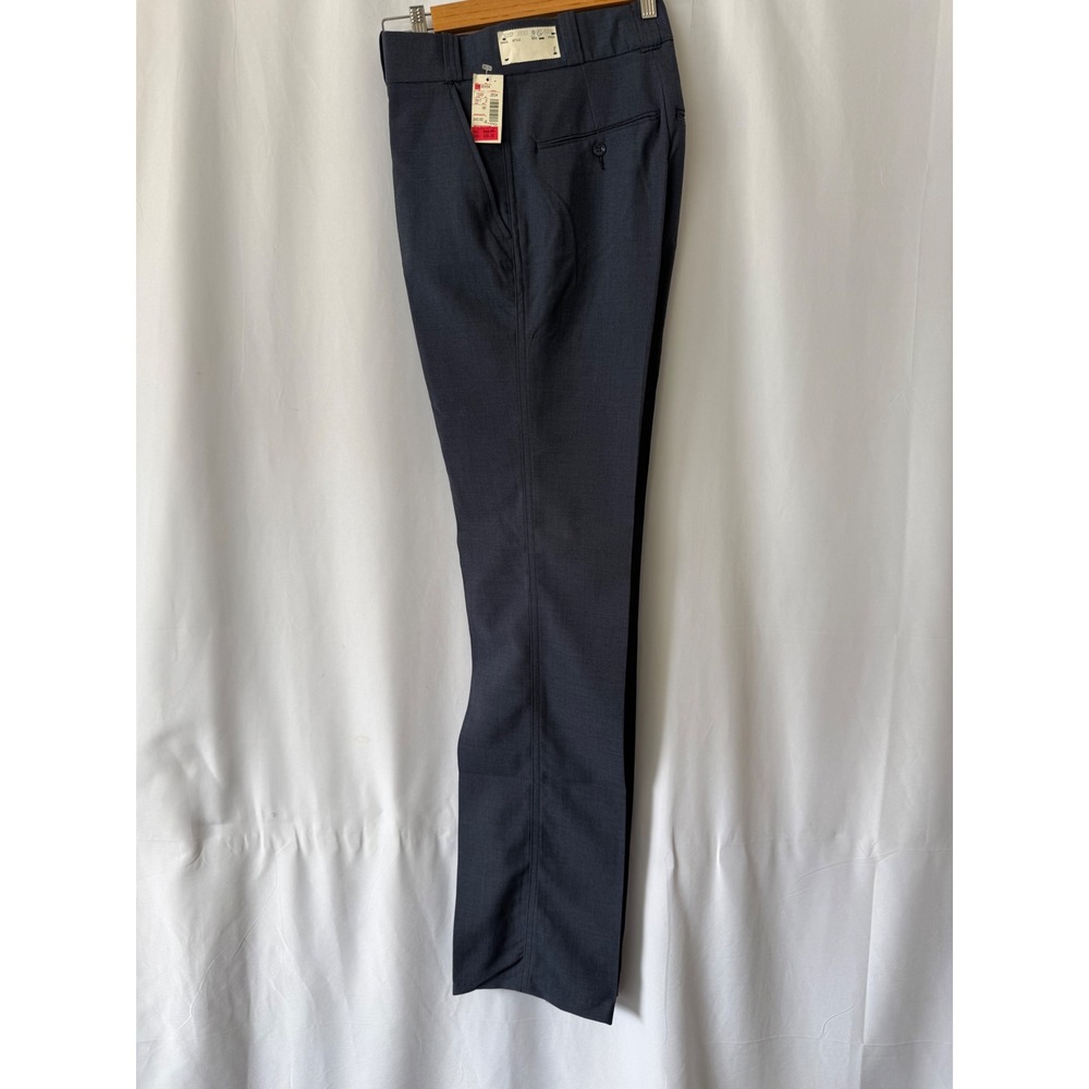 VTG 1992 Gale Sobel SEPTA Uniform Dress Pants Mens 28x31 Navy Blue Made in USA